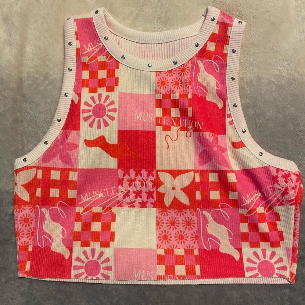 Muscle nation crop top